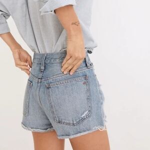 🔴 3/$15 Madewell Relaxed Denim Shorts — Renfield Wash, Destructed Edition 26